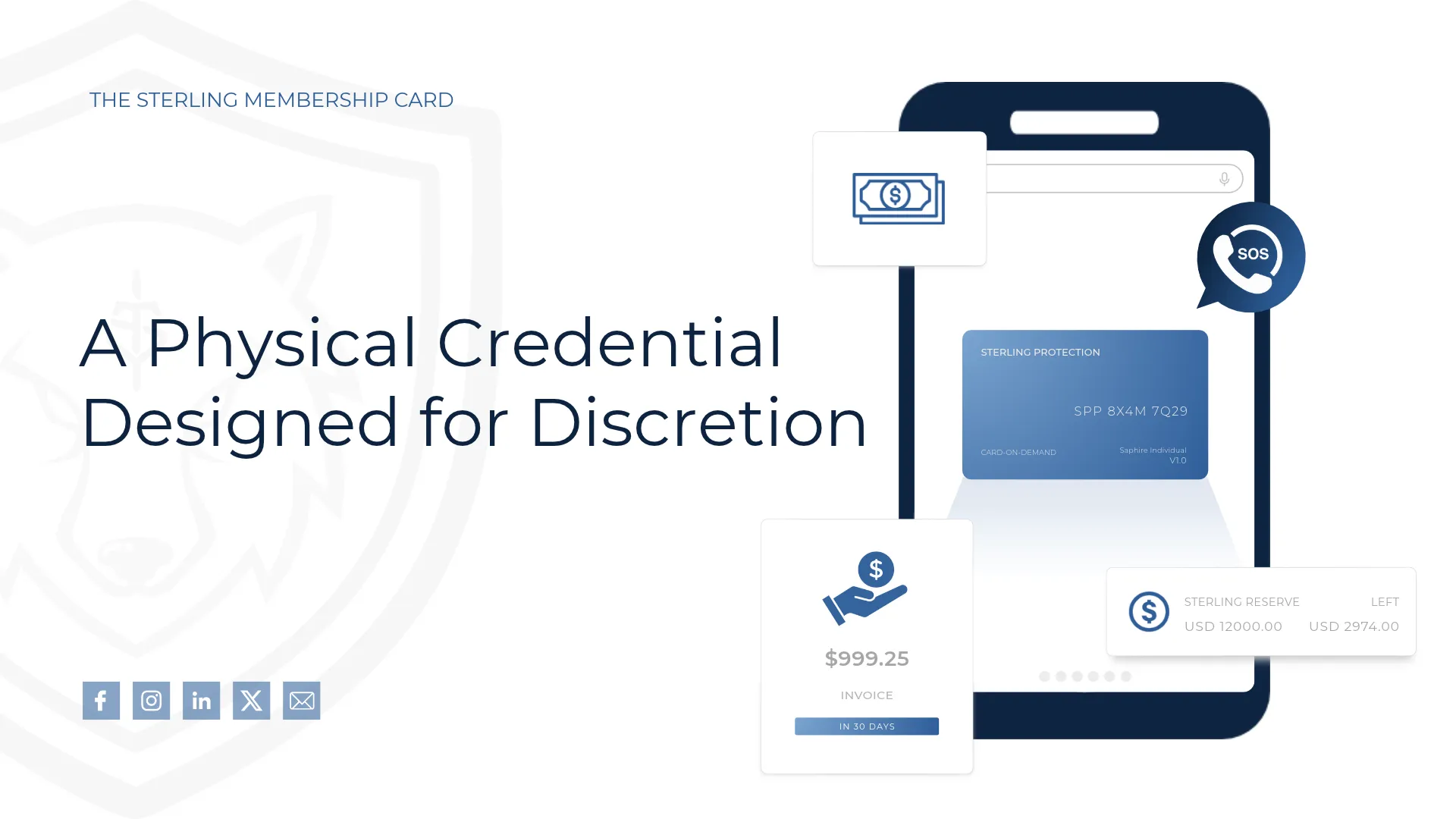 The Sterling Membership Card: A Physical Credential Designed for Discretion